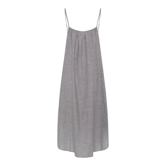 Vancouver Dress, Coffee Quartz Stripe, Frau