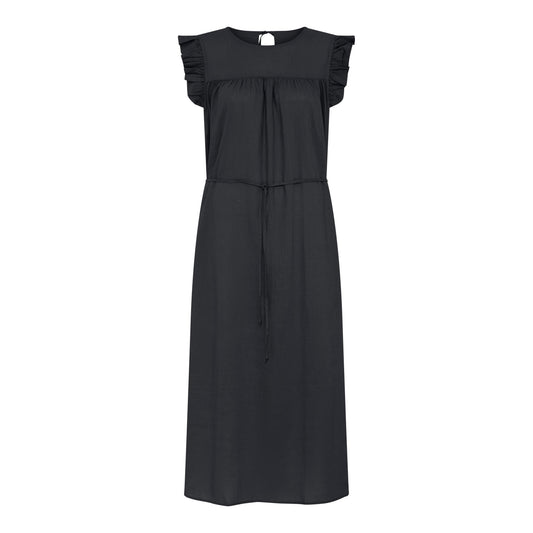 Stockholm Linen Long Dress, Phantom, Frau