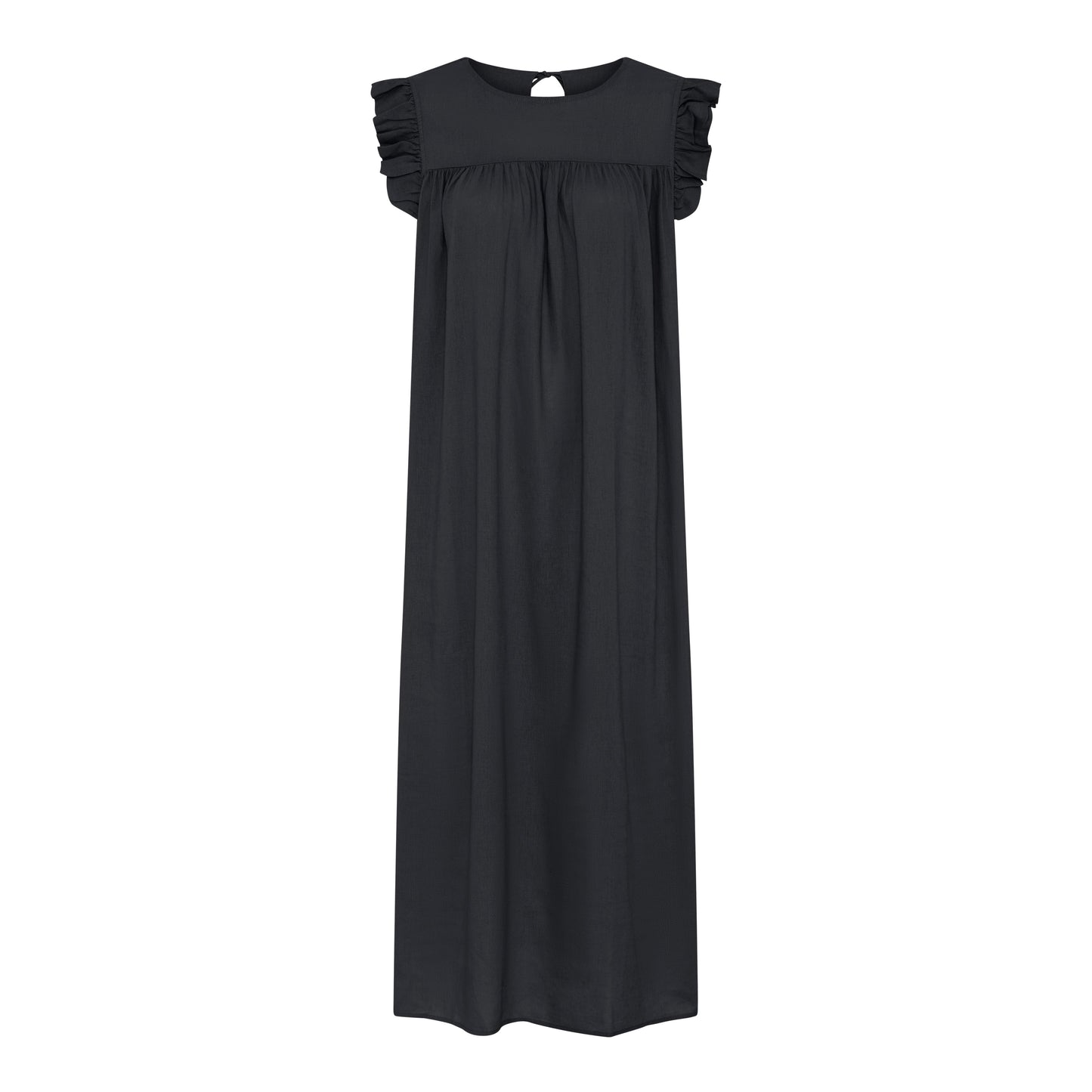 Stockholm Linen Long Dress, Phantom, Frau