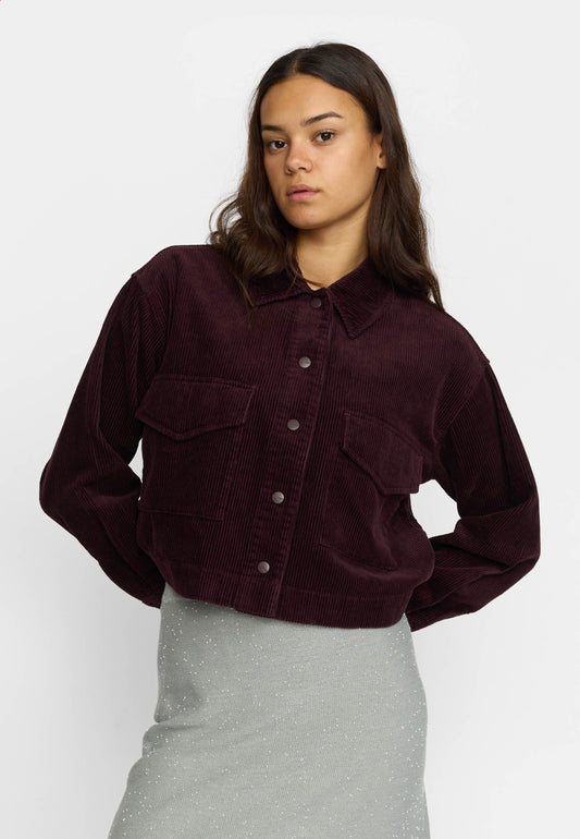 Cropped Jakke, Burgundy, Selfhood