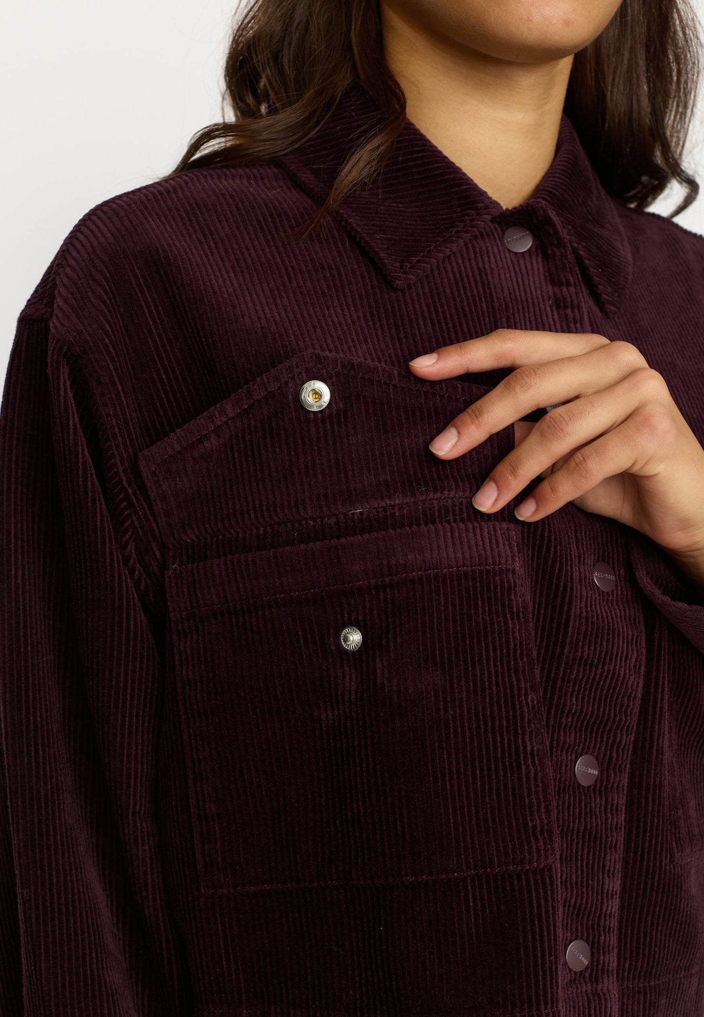 Cropped Jakke, Burgundy, Selfhood