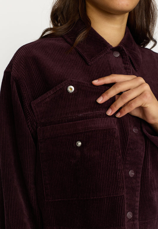 Cropped Jakke, Burgundy, Selfhood