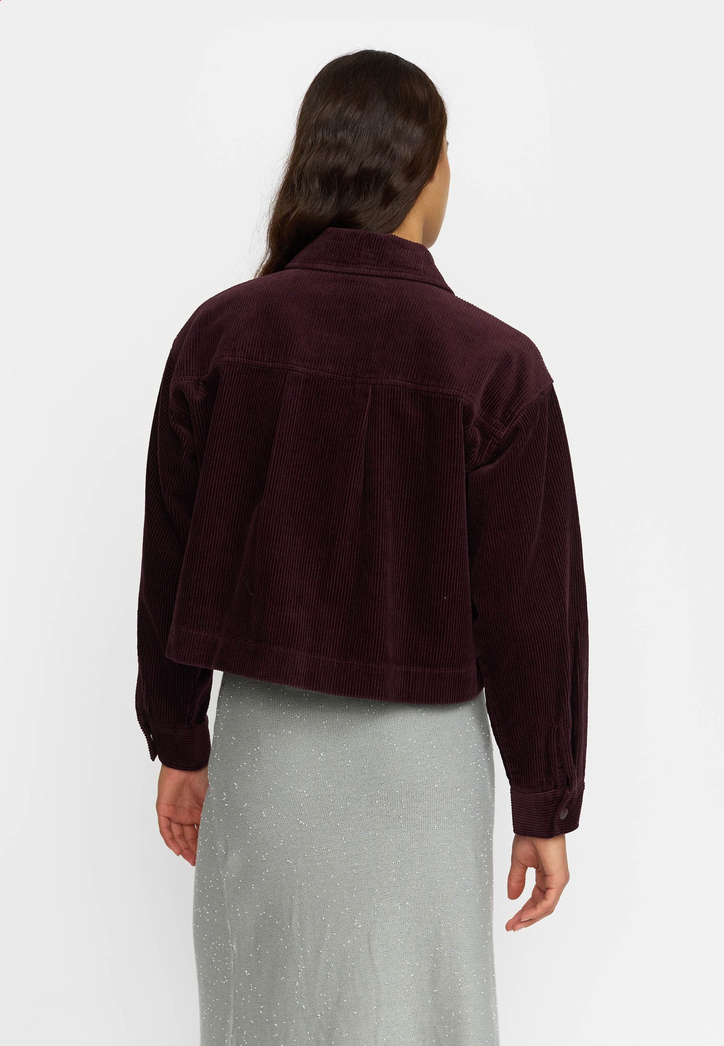 Cropped Jakke, Burgundy, Selfhood