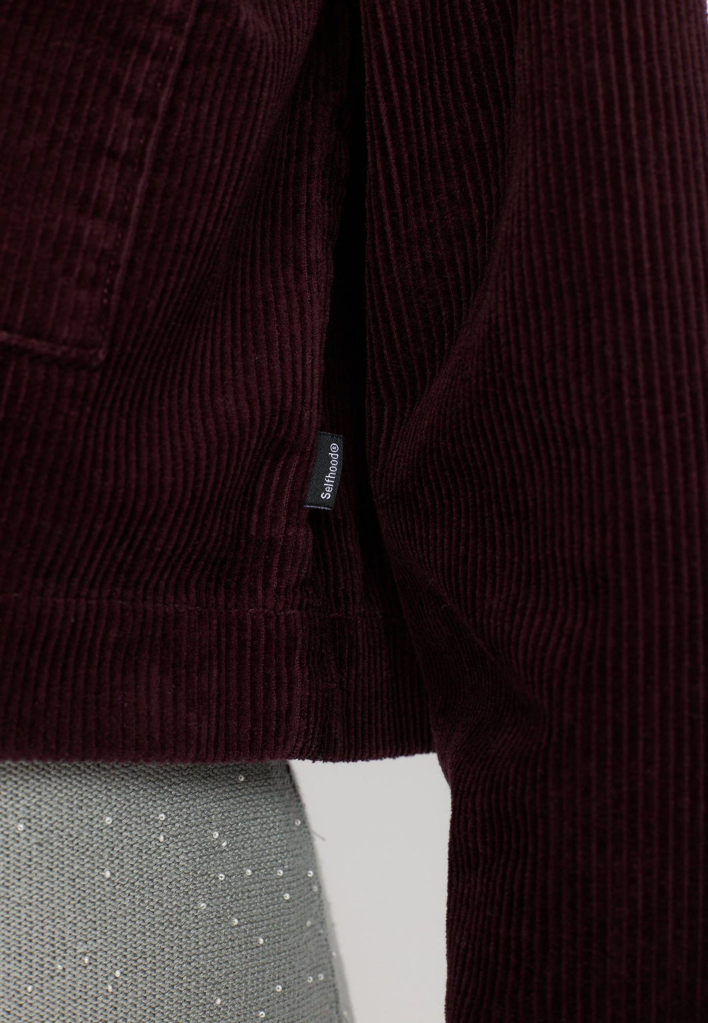 Cropped Jakke, Burgundy, Selfhood