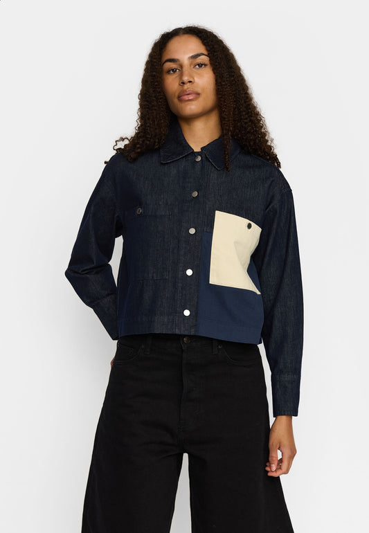 Cropped Shirt, Navy, Selfhood