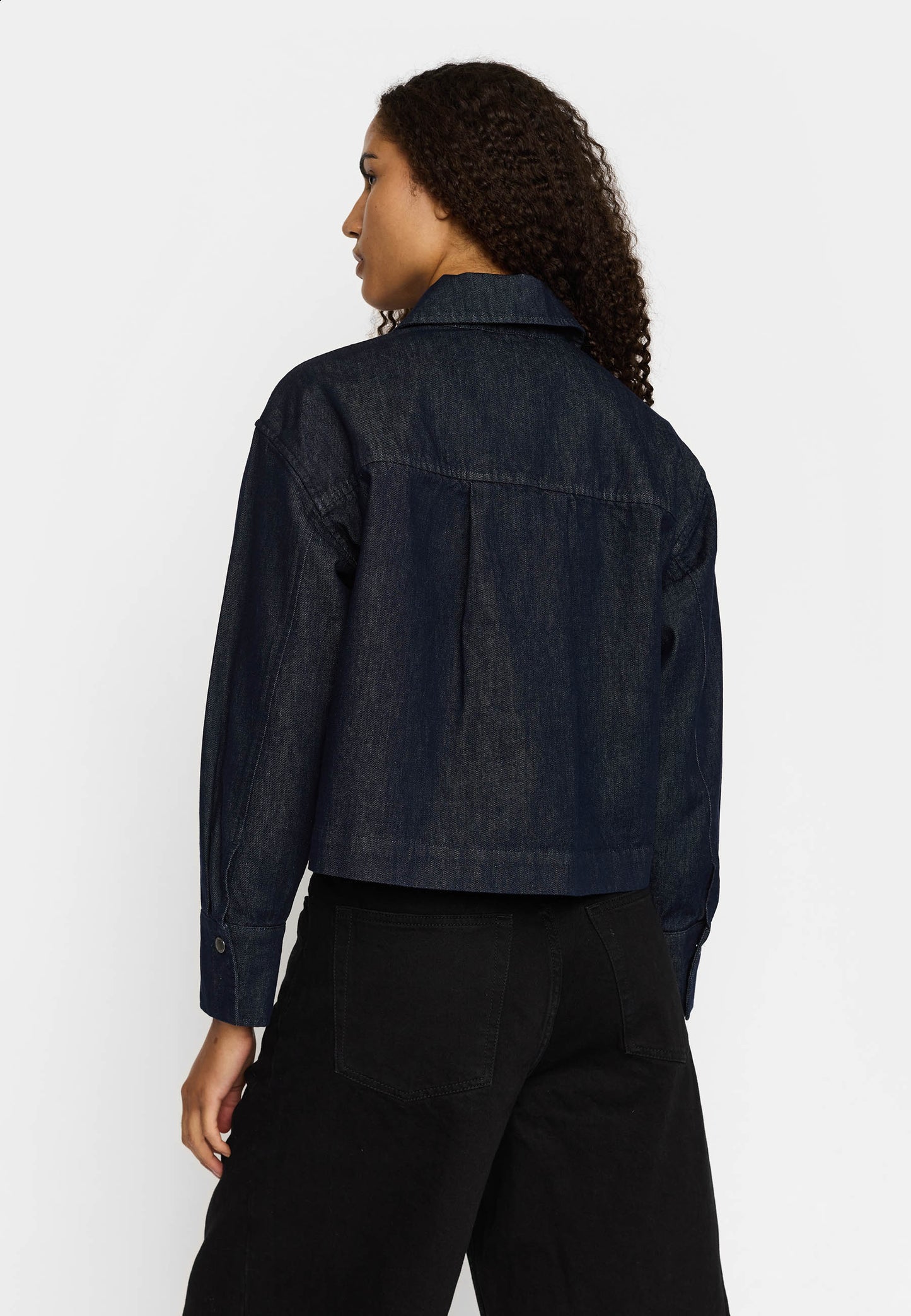 Cropped Shirt, Navy, Selfhood
