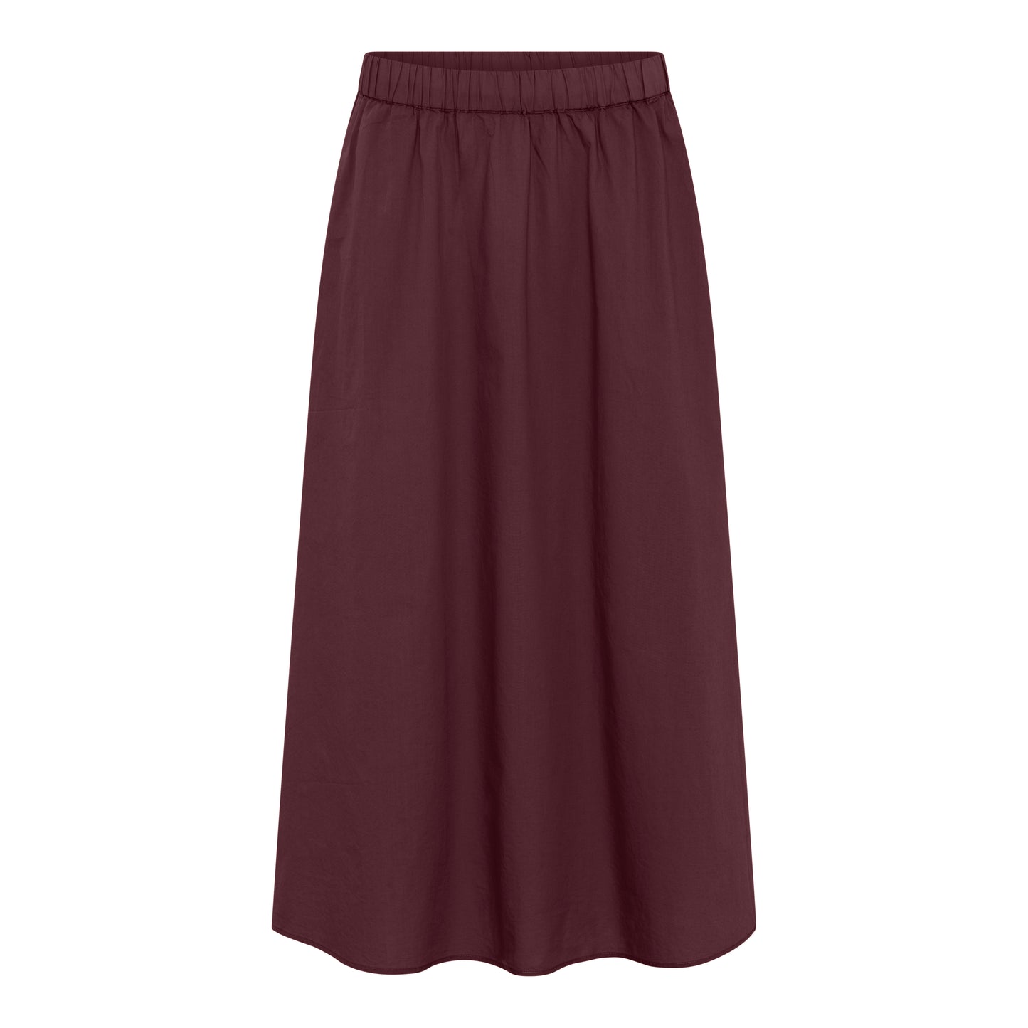 Melbourne Ankle Skirt (red mahogany)