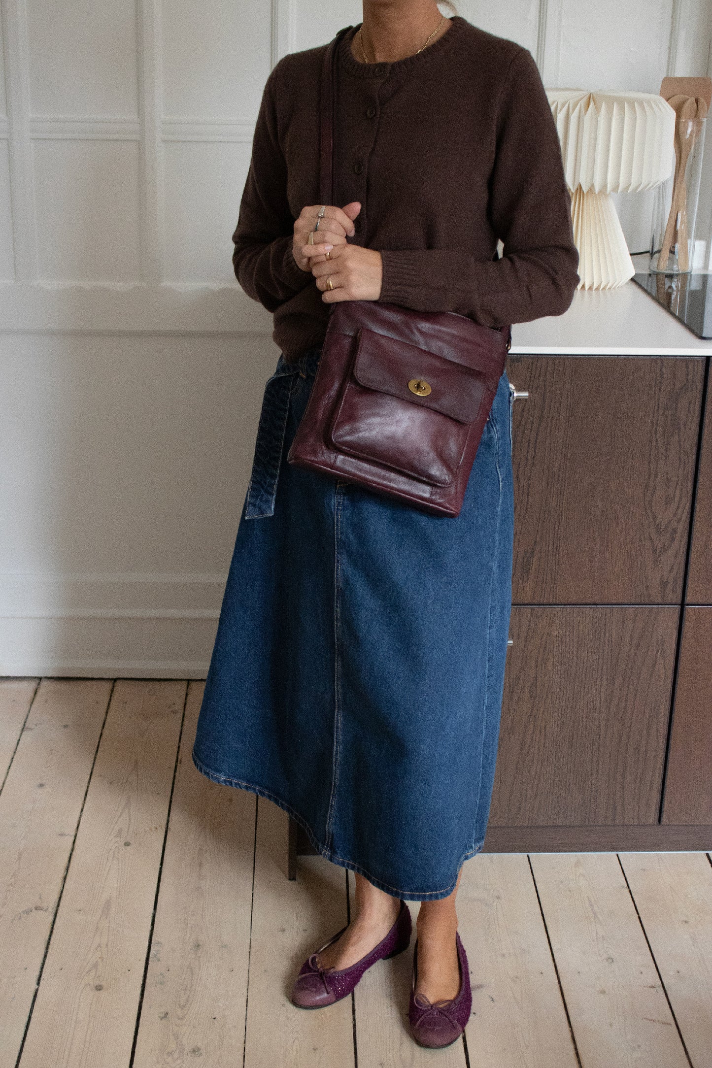 Kay Urban, Skuldertaske, Dark Cherry, Re:designed