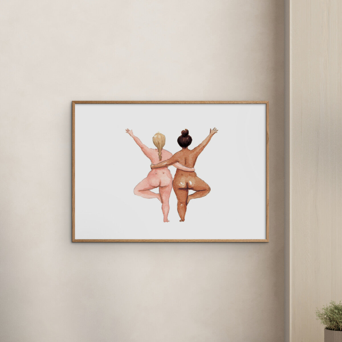 Plakat: Couples Tree Pose
