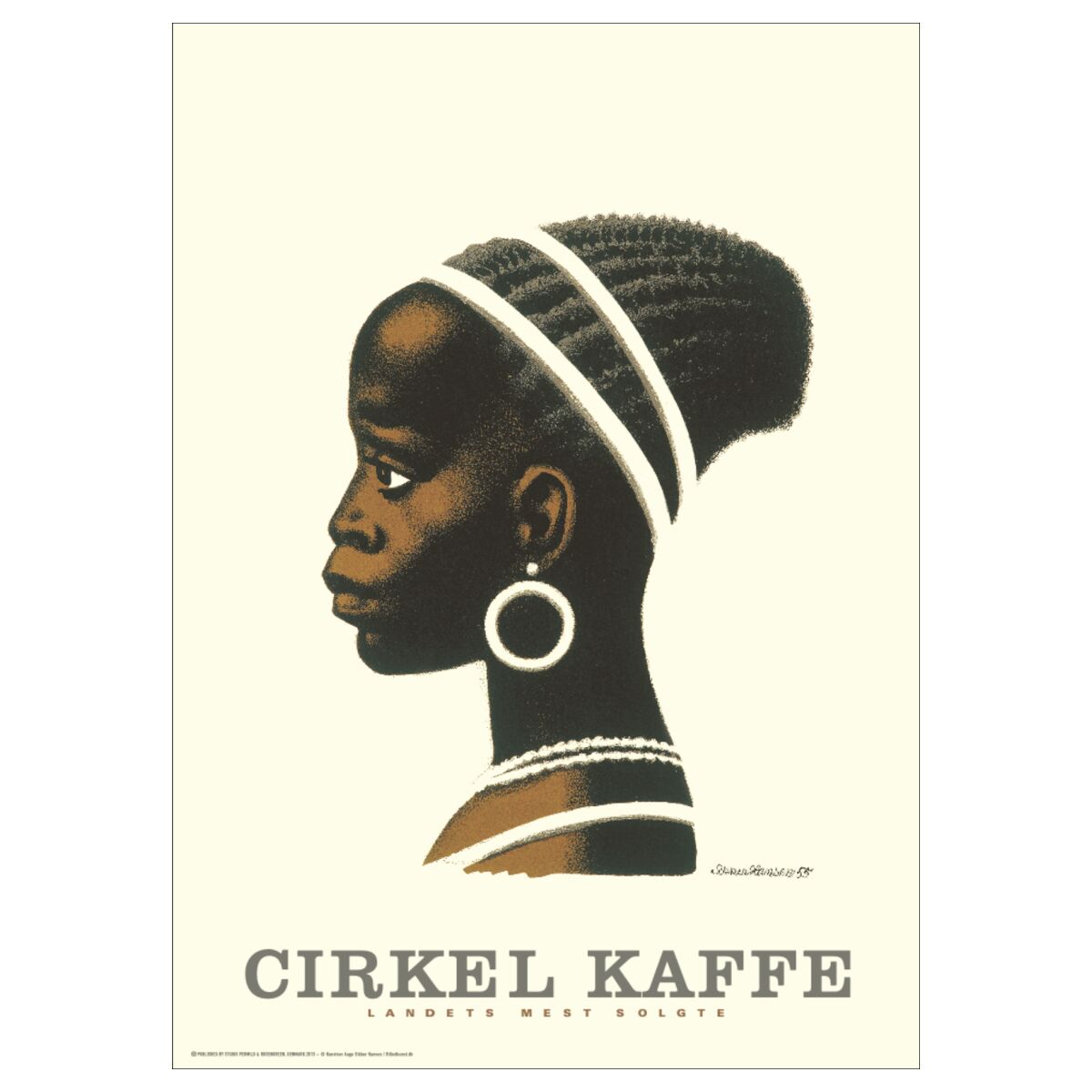 Plakat: Kaffepigen