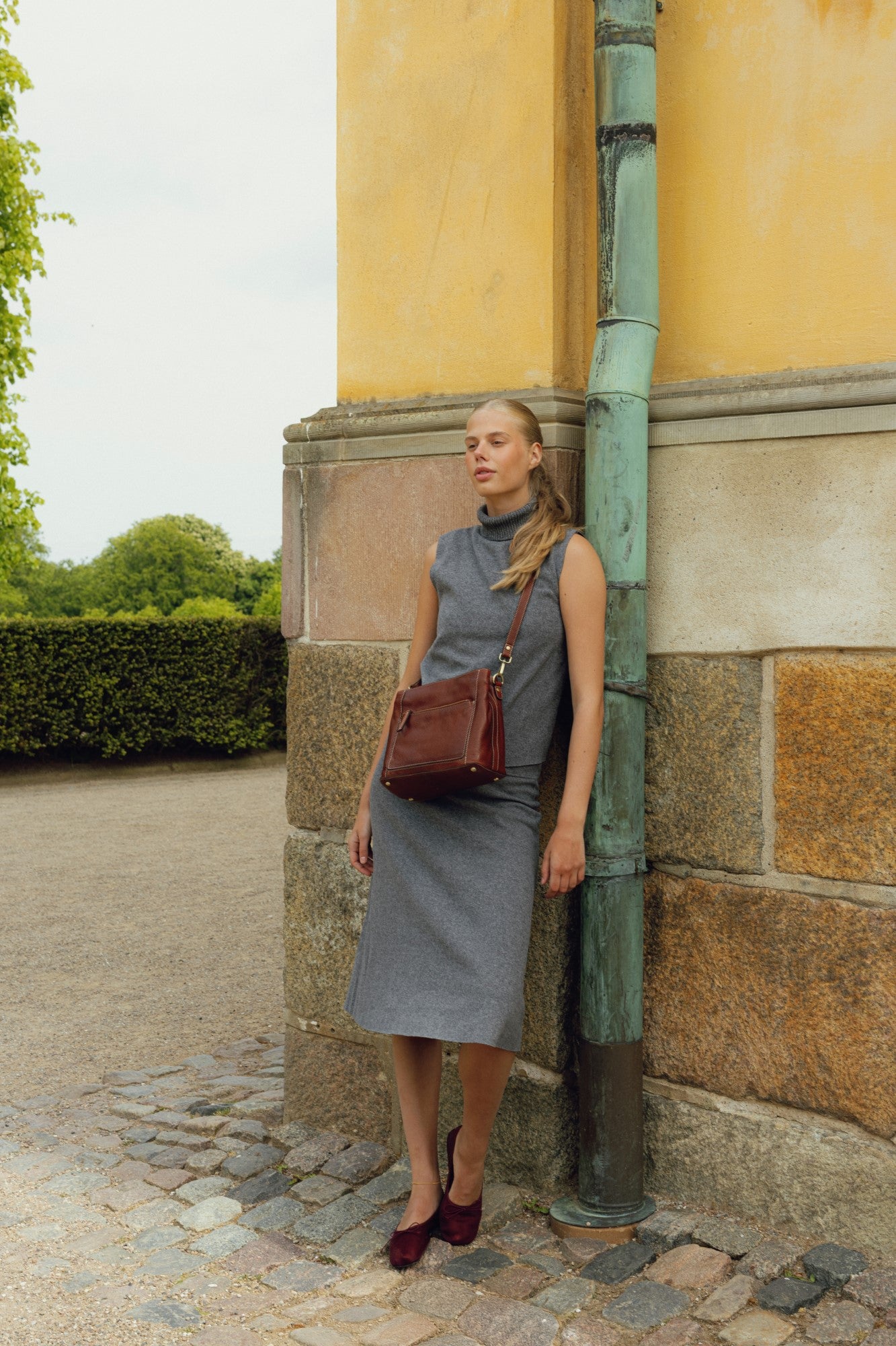 Myra Small, Skuldertaske, Cognac, Re:designed