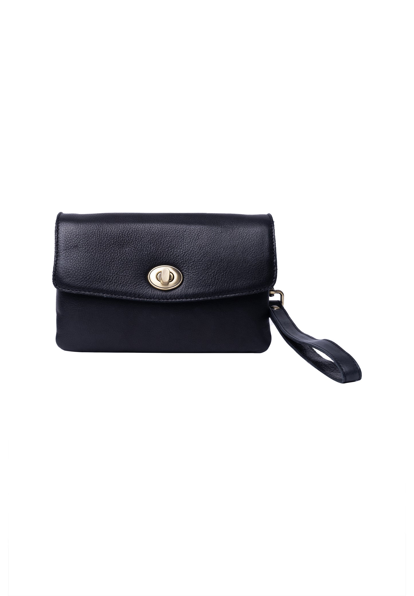 Nisha Clutch, Black, Re:designed