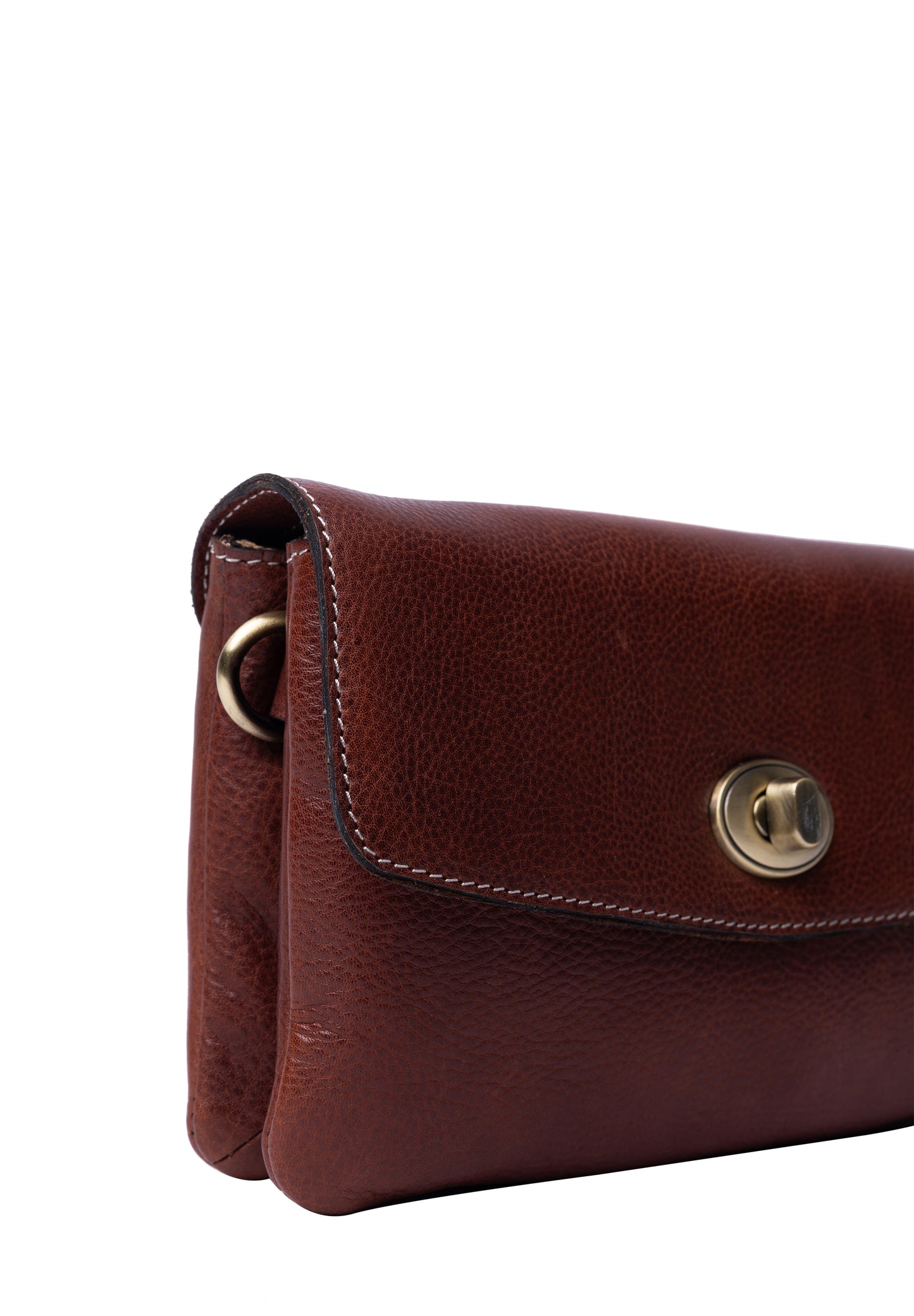 Nisha Clutch, Cognac, Re:designed