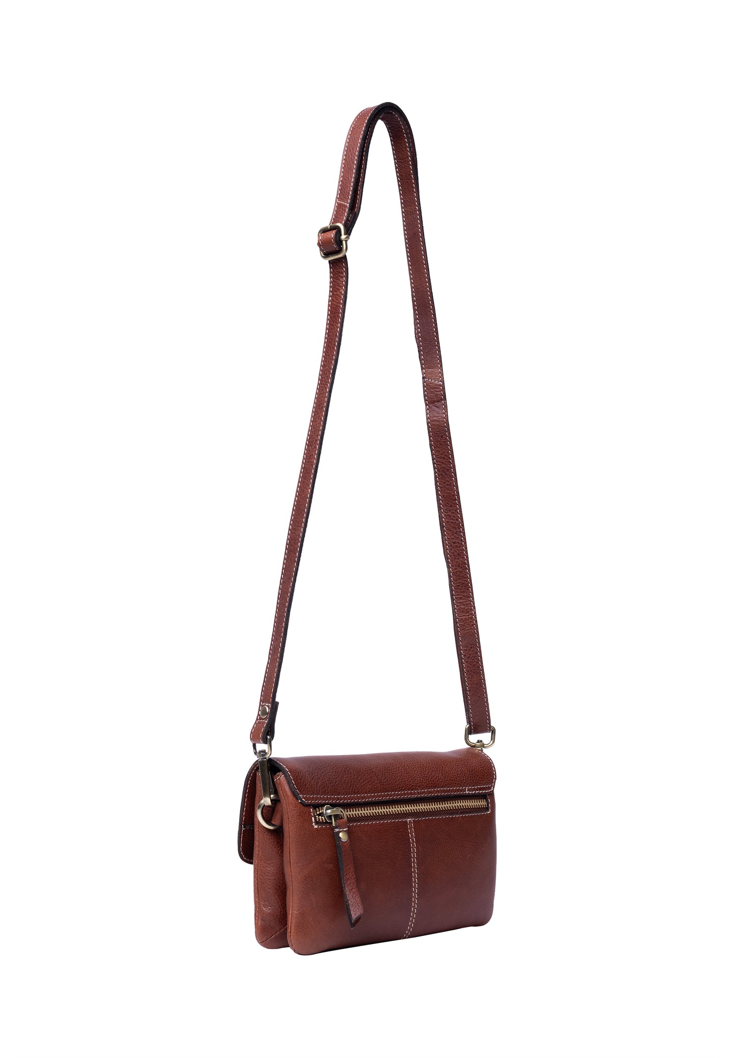 Nisha Clutch, Cognac, Re:designed