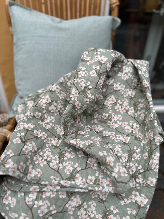 Quiltet plaid (140x180 cm) - amalie verte