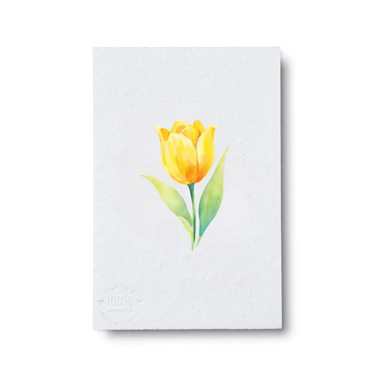 Gul Tulipan, A7 enkelt side, Papirværk