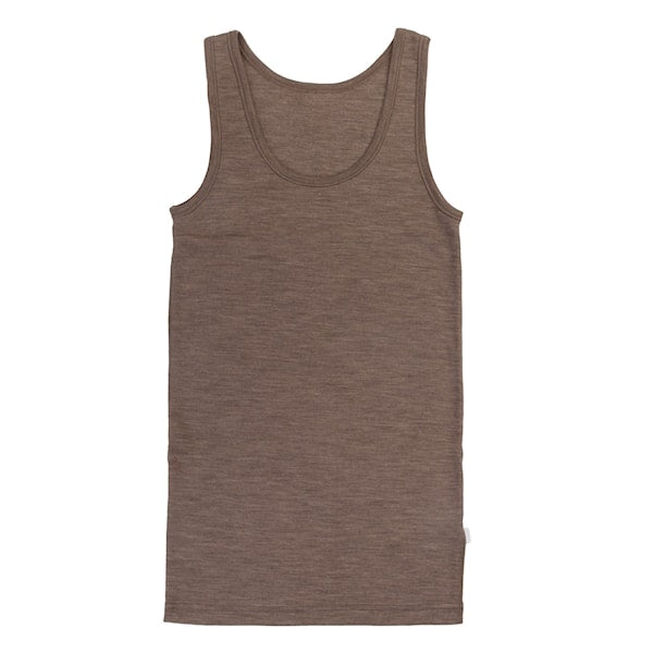 Tank Top, Wool/Silk, Brun, Joha
