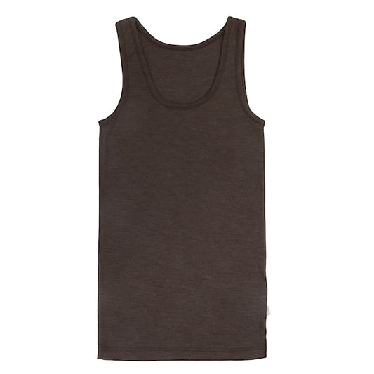 Tank Top, Wool/Silk, Brun, Joha