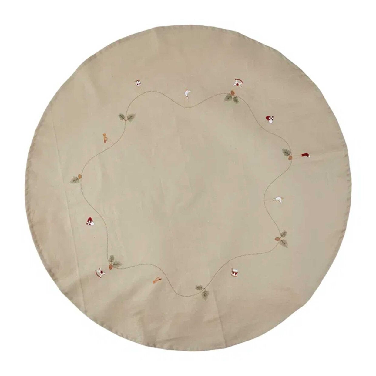 Juletræstæppe D120 cm.