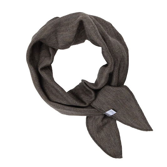 Tørklæde, Wool/Silk, Brun Melange, Joha