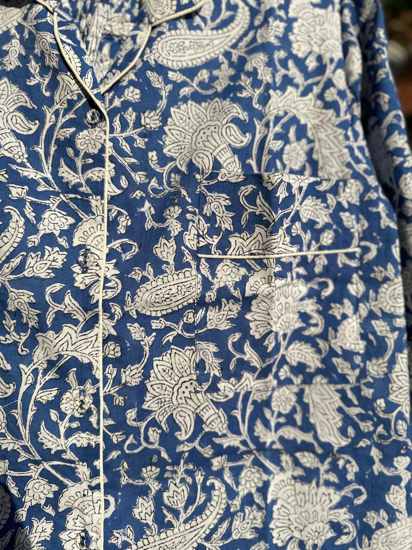 Pyjamas (blue flower)