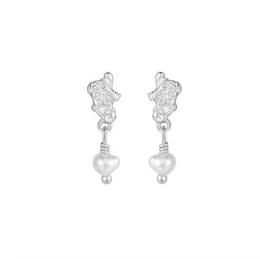 Ainoa Earrings / Silver