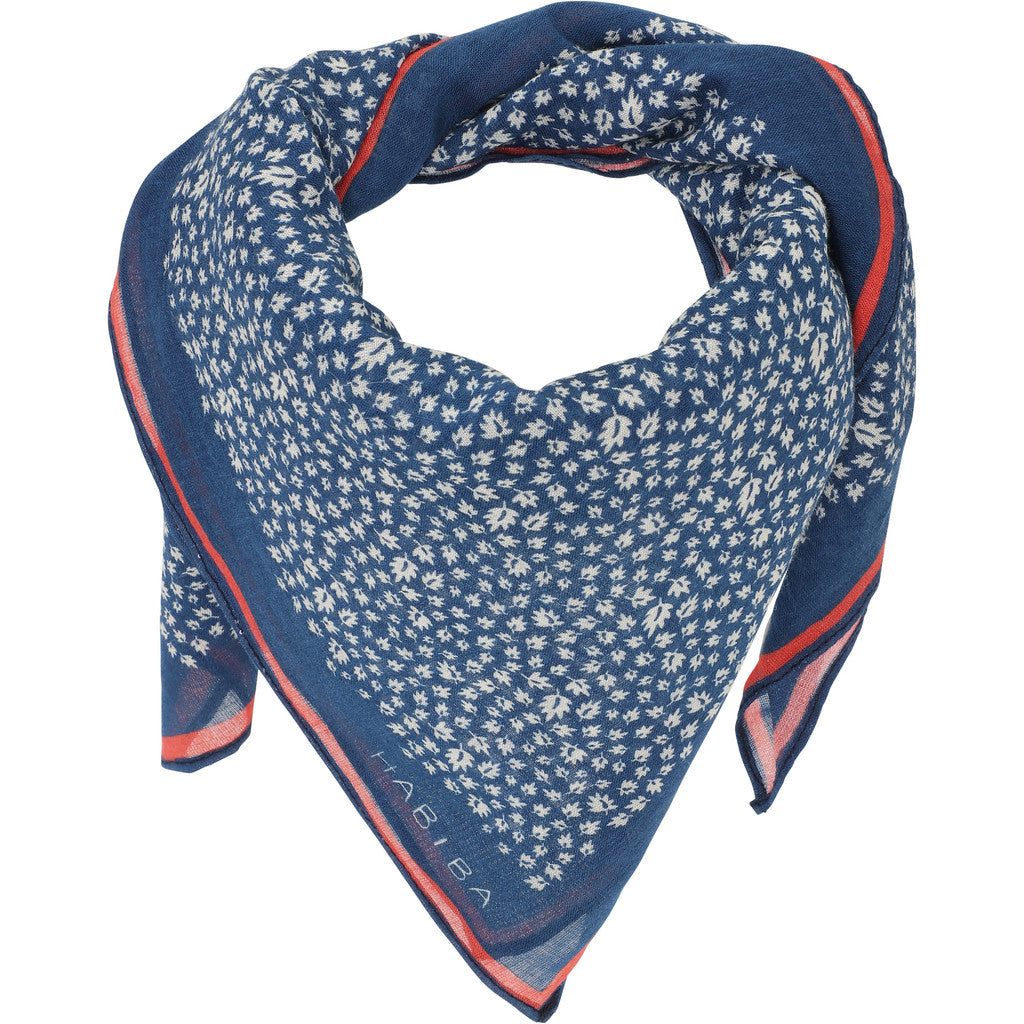 Tørklæde (Autumn Leaf - Indigo)