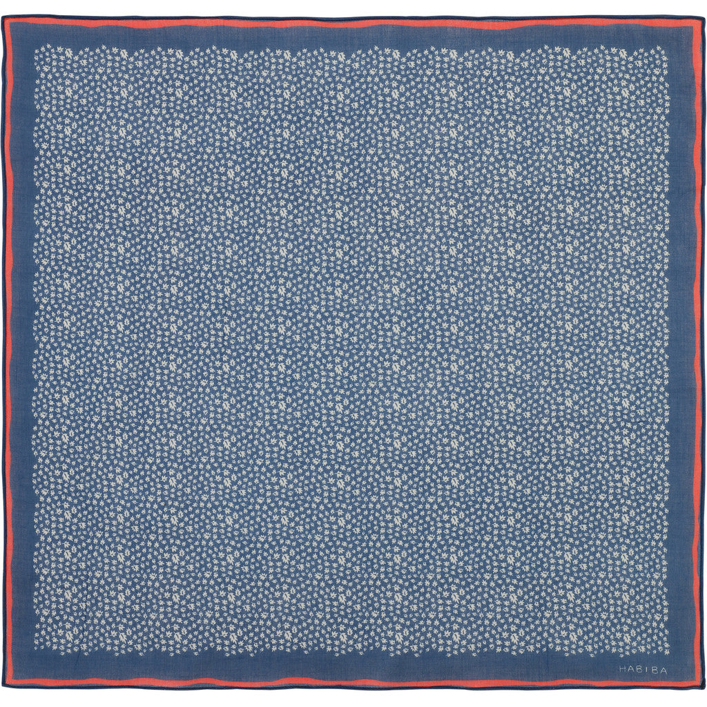 Tørklæde (Autumn Leaf - Indigo)