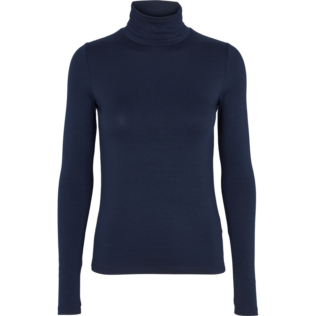 Joline T-Neck, Navy, Basic Apparel