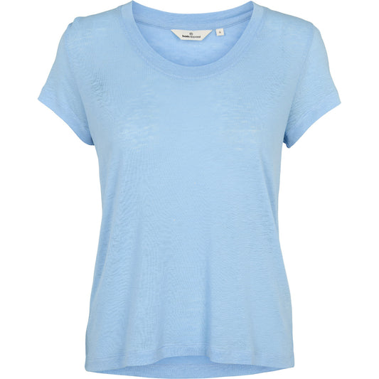 Ashly SS Linen Tee, Dutch Canal, Basic Apparel