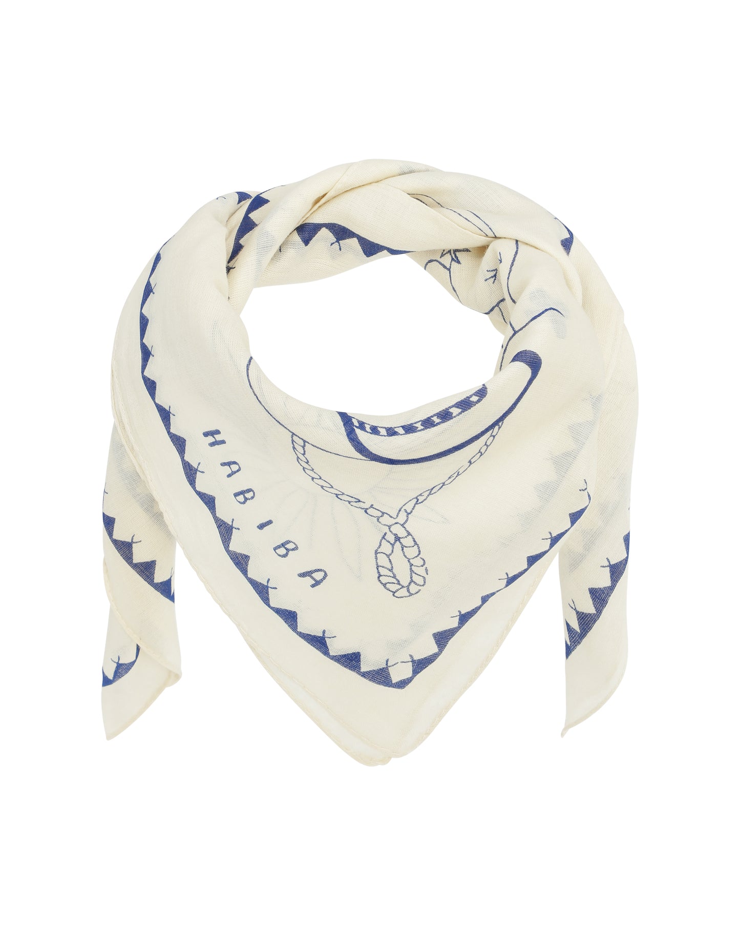 Bandana Polly Solo, Japan Blue, Habiba