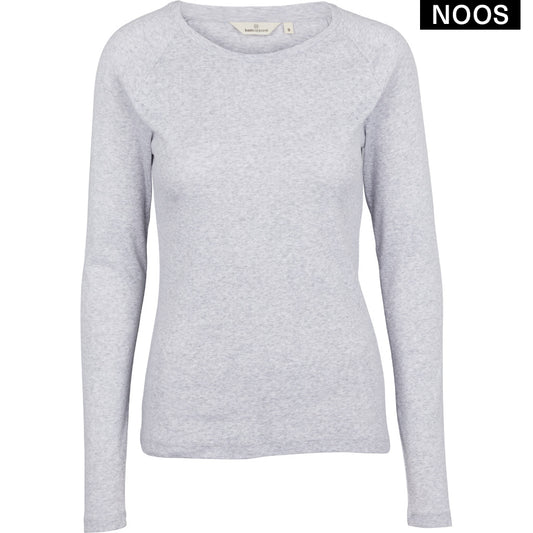 Arense LS Tee, Light Grey, Basic Apparel