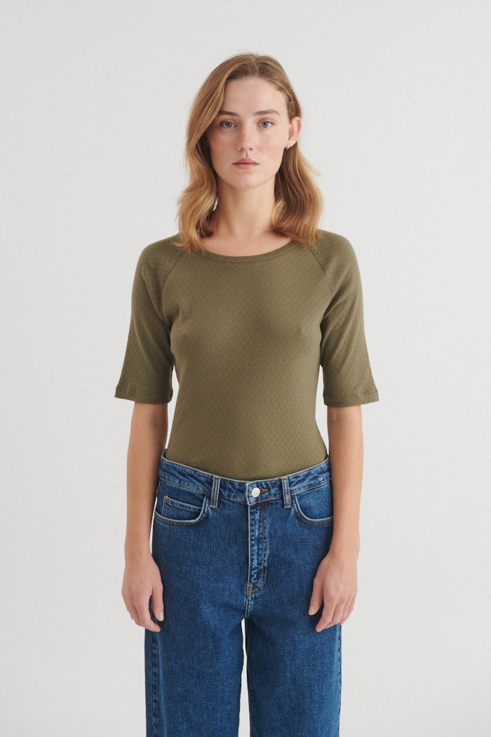 Arense Kortærmet Tee, Sea Turtle, Basic Apparel