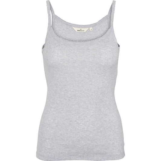 Arense Strap Top, Light Grey Mel., Basic Apparel