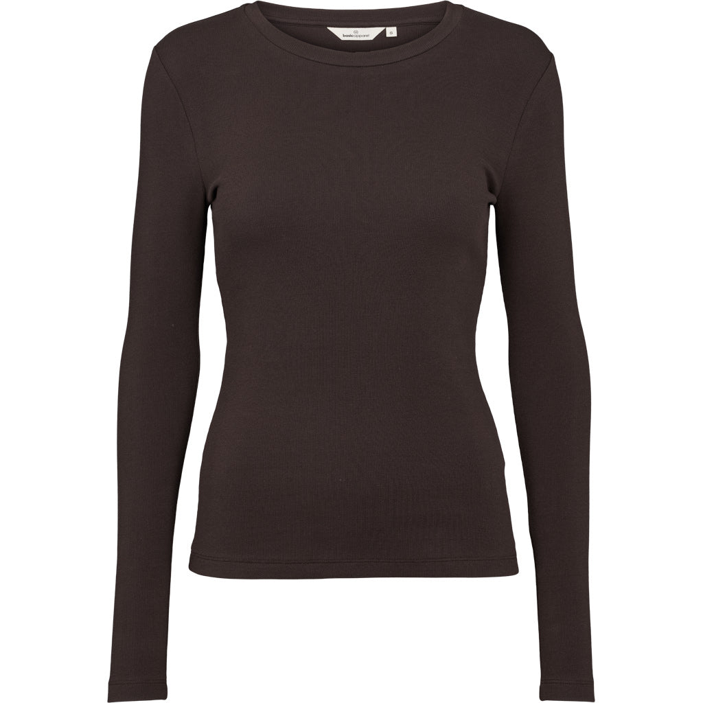 Ludmilla LS Tee, Chocolate Torte, Basic Apparel