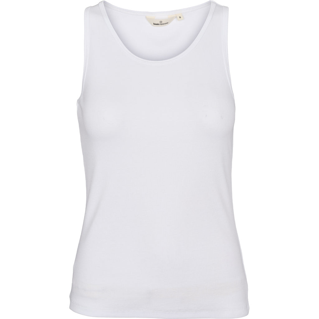 Ludmilla Tank Top, Bright White, Basic Apparel