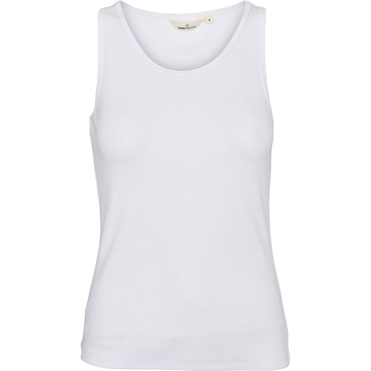 Ludmilla Tank Top, Bright White, Basic Apparel