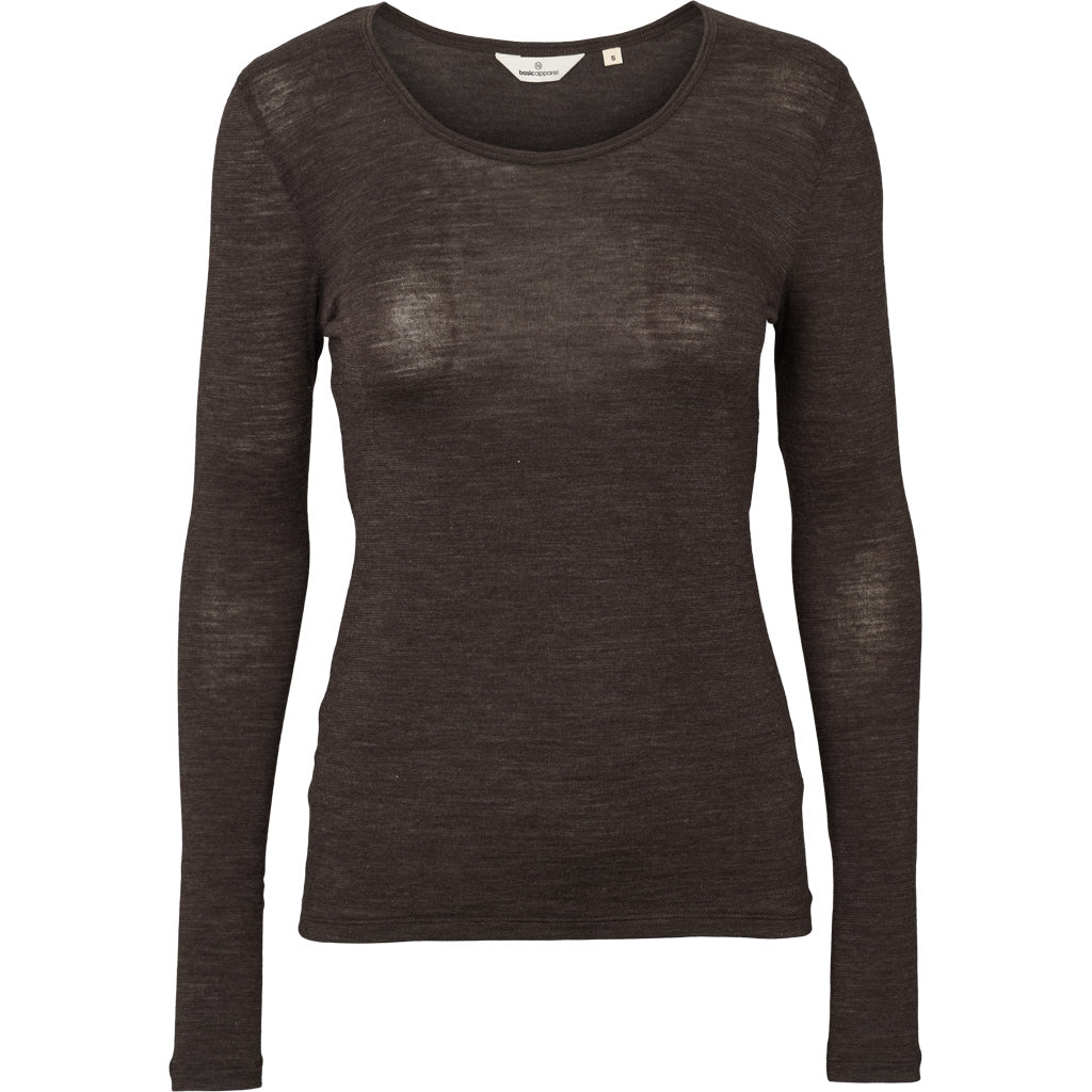 Rinja LS Tee, Chocolate Torte, Basic Apparel