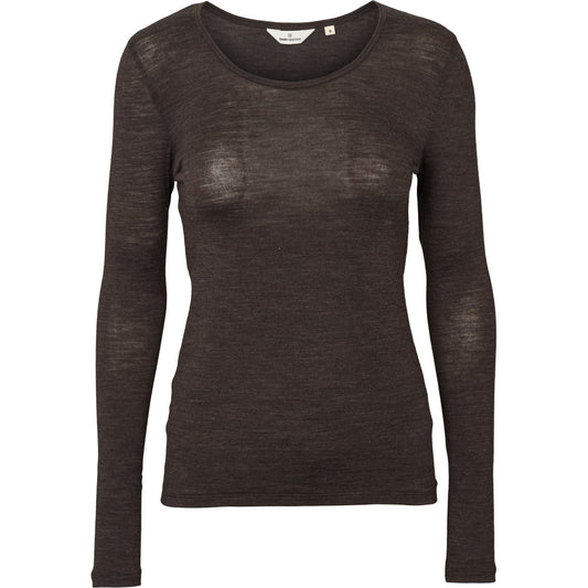 Rinja LS Tee, Chocolate Torte, Basic Apparel