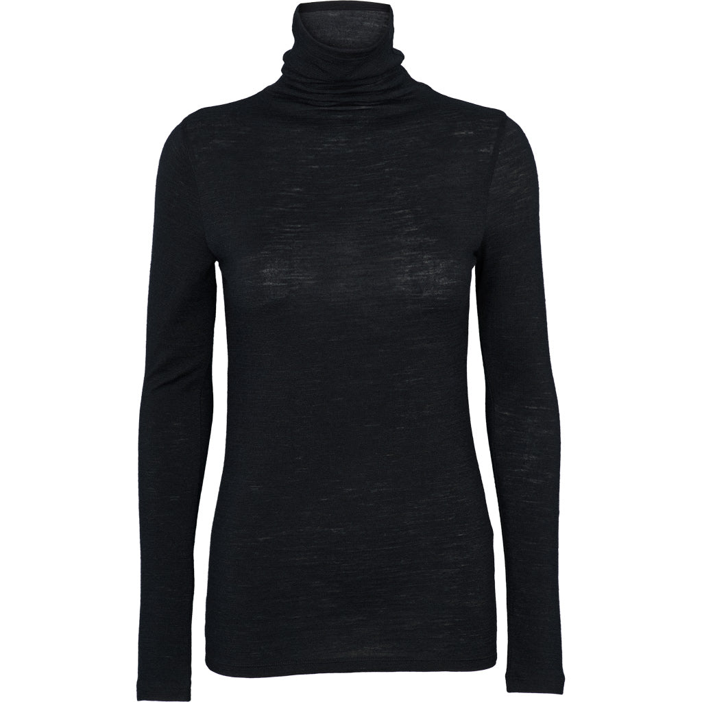 Rinja T-Neck, Black, Basic Apparel