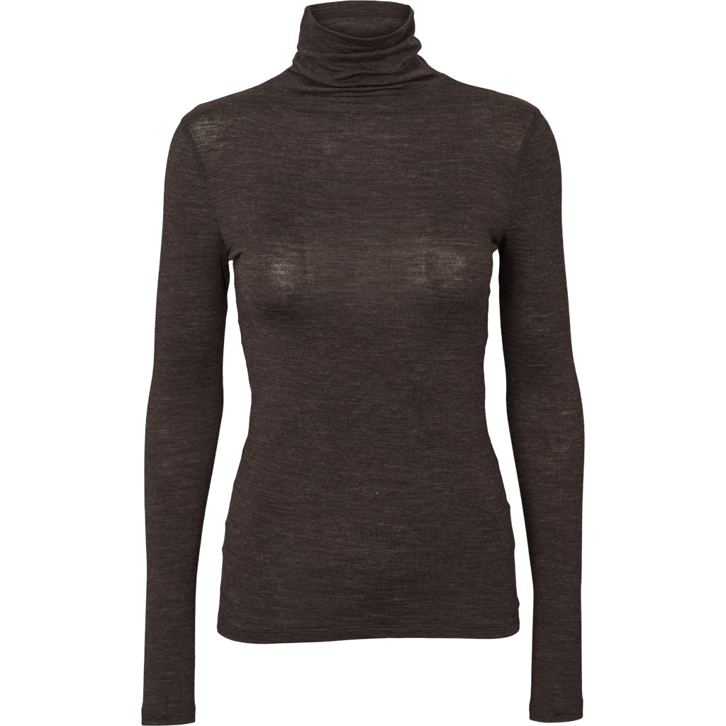 Rinja T-Neck, Chocolate Torte, Basic Apparel