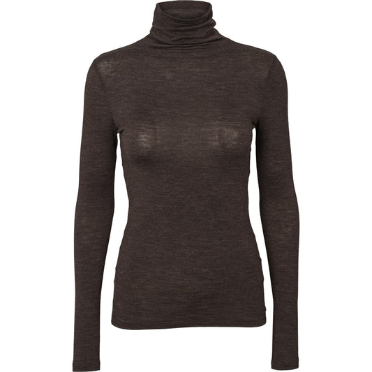 Rinja T-Neck, Chocolate Torte, Basic Apparel