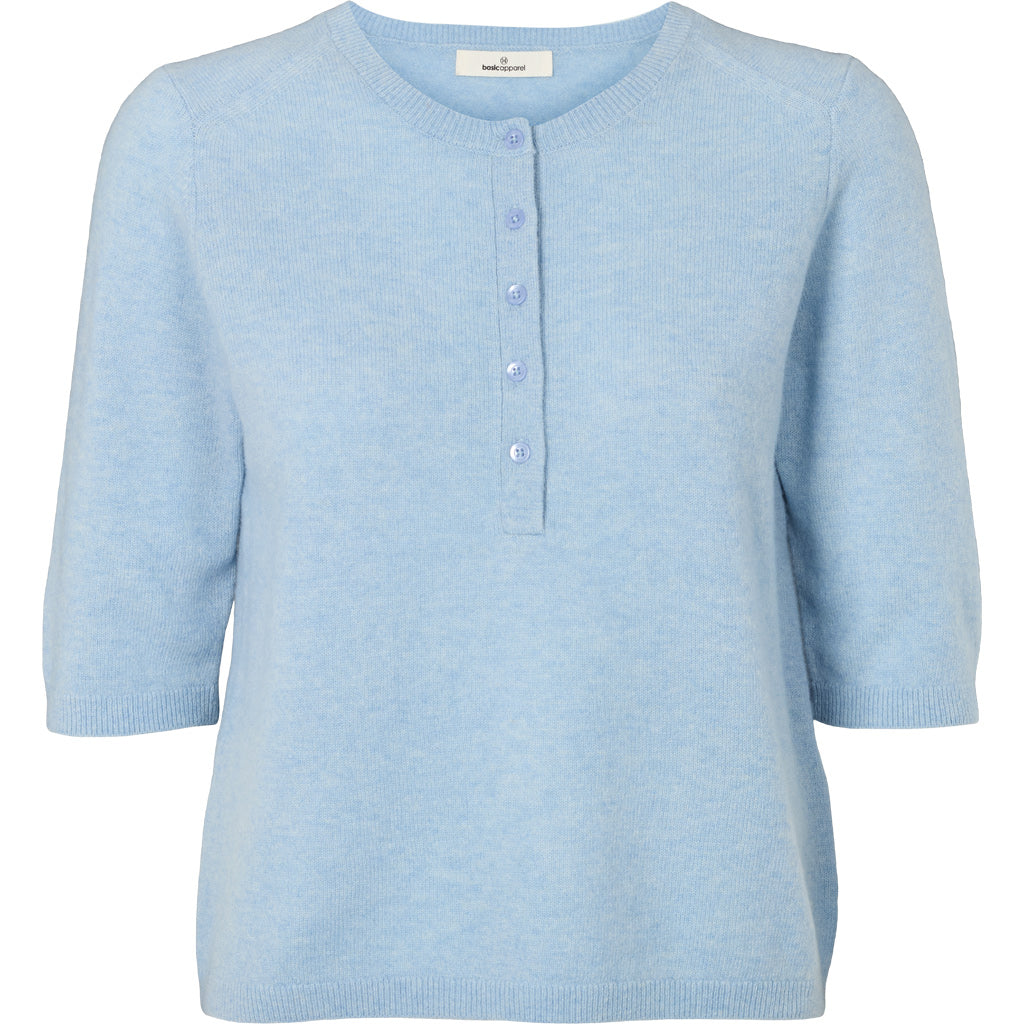 Selem Granddad Tee, Light Blue, Basic Apparel