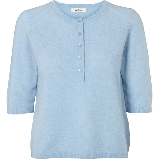 Selem Granddad Tee, Light Blue, Basic Apparel