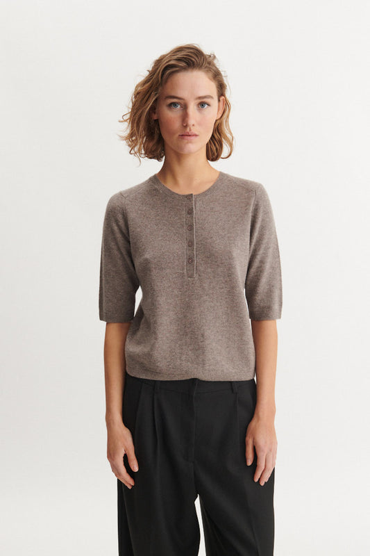 Selem Granddad Tee, Portabella, Basic Apparel