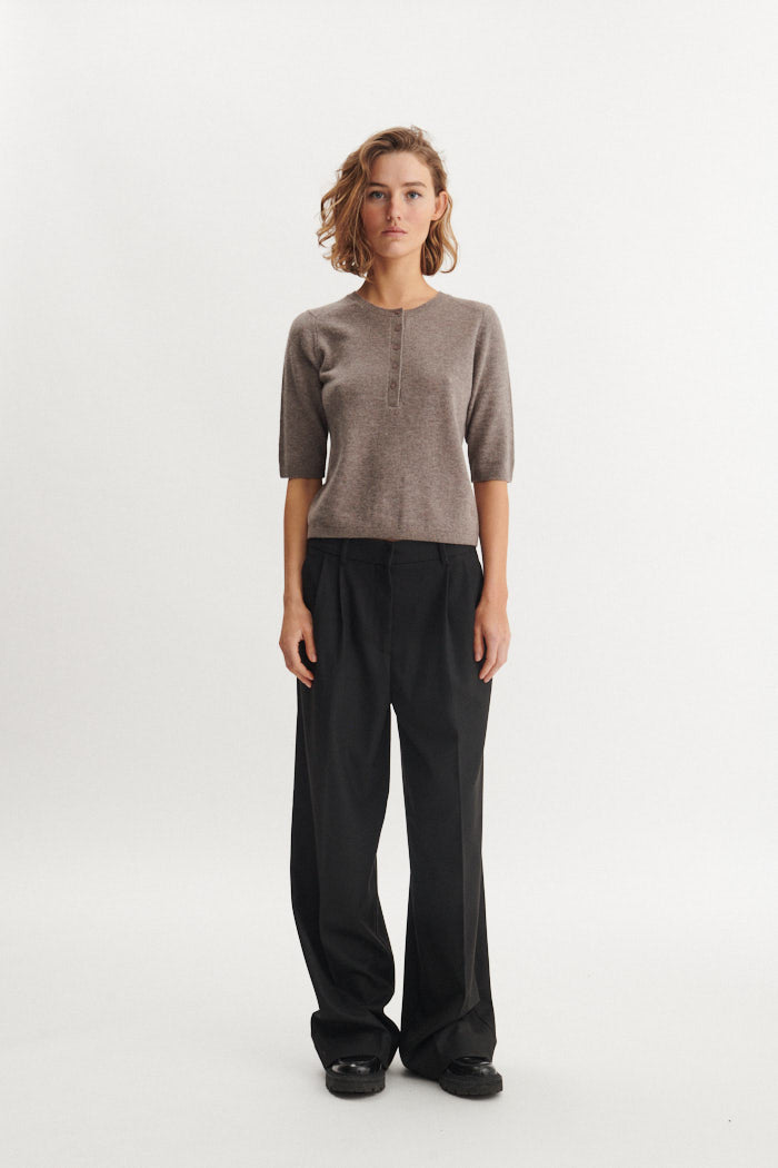 Selem Granddad Tee, Portabella, Basic Apparel