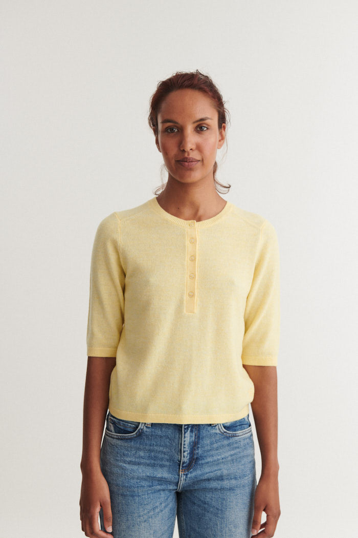 Selem Granddad Tee, Sunlight, Basic Apparel