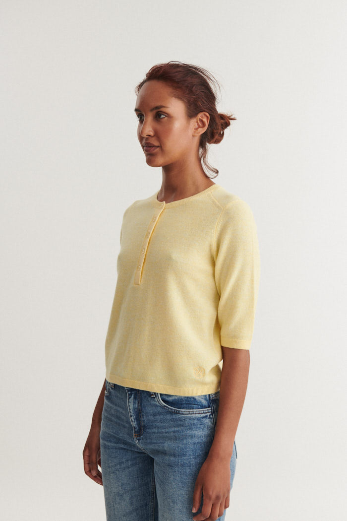 Selem Granddad Tee, Sunlight, Basic Apparel