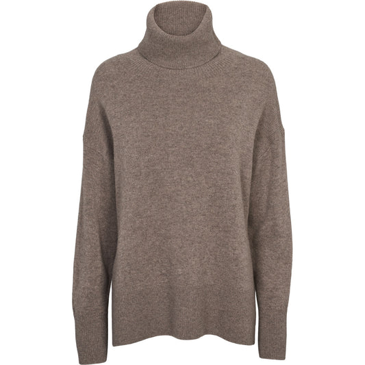 Liz Rullekrave Sweater, Portobella, Basic Apparel