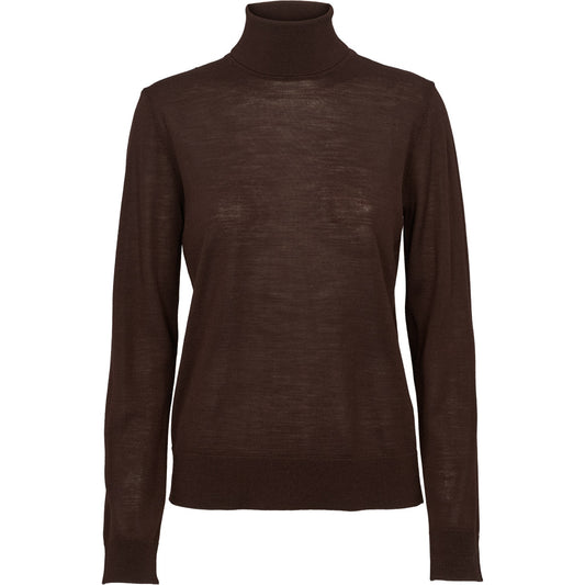 Vera Roll Neck, Chocolate Torte, Basic Apparel
